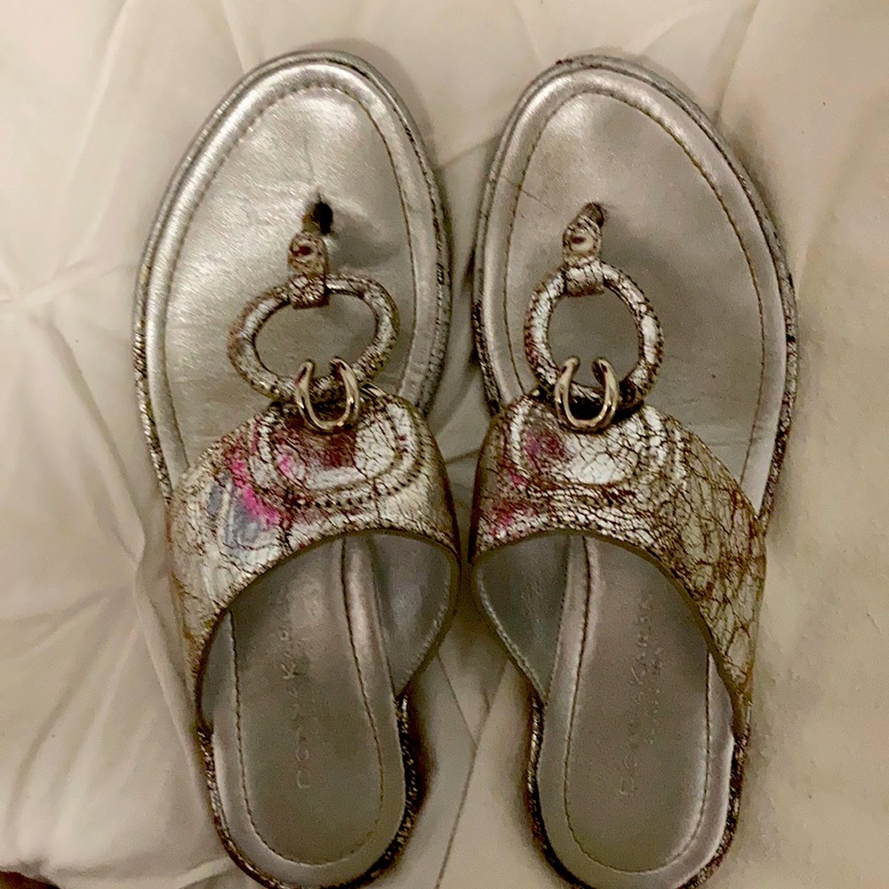 Donna Karan, size 37.5 sandals. Gently worn.